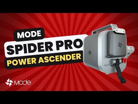 Vídeo de Spider Pro - Ascendedor automático de cuerda - Modo